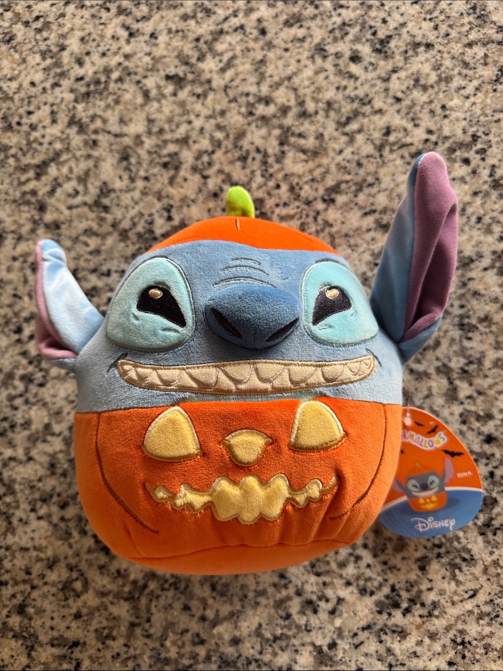 Disney Stitch Pumpkin Costume Plush - Orange, Light Blue & Purple